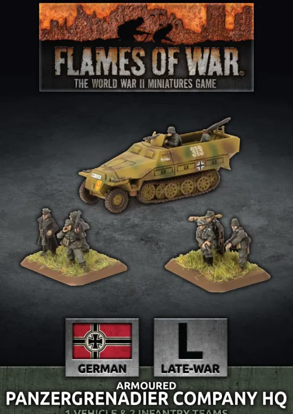 Flames of War - Armoured Panzergrenadier Company HQ