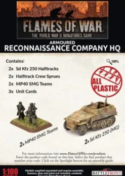 Flames of War - Armoured Reconnaissance HQ Platoon
