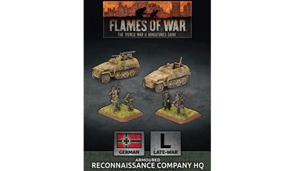 Flames of War - Armoured Reconnaissance HQ Platoon