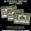 Flames of War - Blitzkrieg - British Unit Cards - Limited Edition
