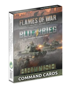 Flames of War - Blitzkrieg - British Command Cards - Limited Edition