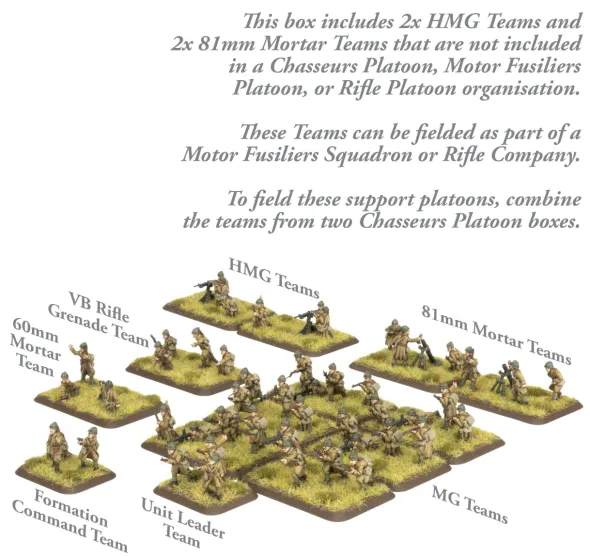 Flames of War - Blitzkrieg - Chasseurs Platoon
