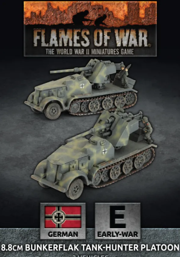 Flames of War - Blitzkrieg - 8.8cm Bunkerflak Tank-hunter Platoon