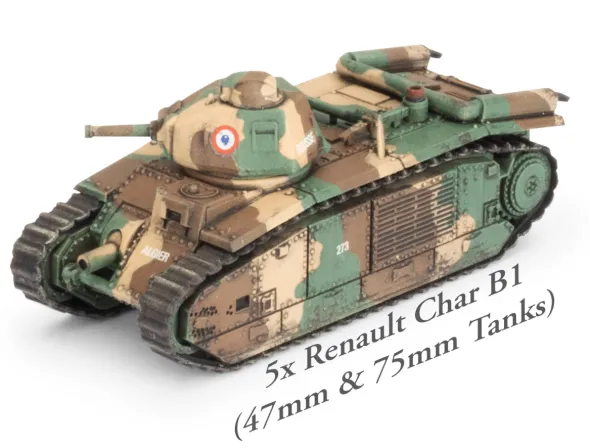 Flames of War - Blitzkrieg - French Char B1 bis Combat Company