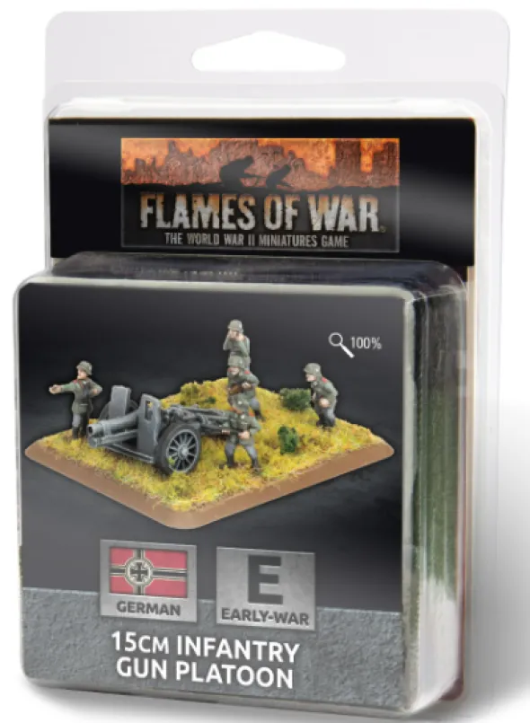 Flames of War - Blitzkrieg - German 15cm Infantry Gun Platoon