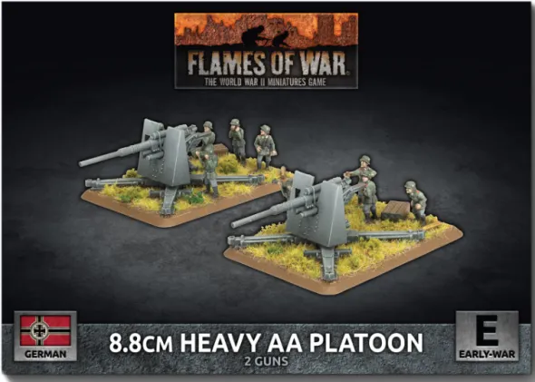 Flames of War - Blitzkrieg - German 8.8cm Heavy AA Platoon