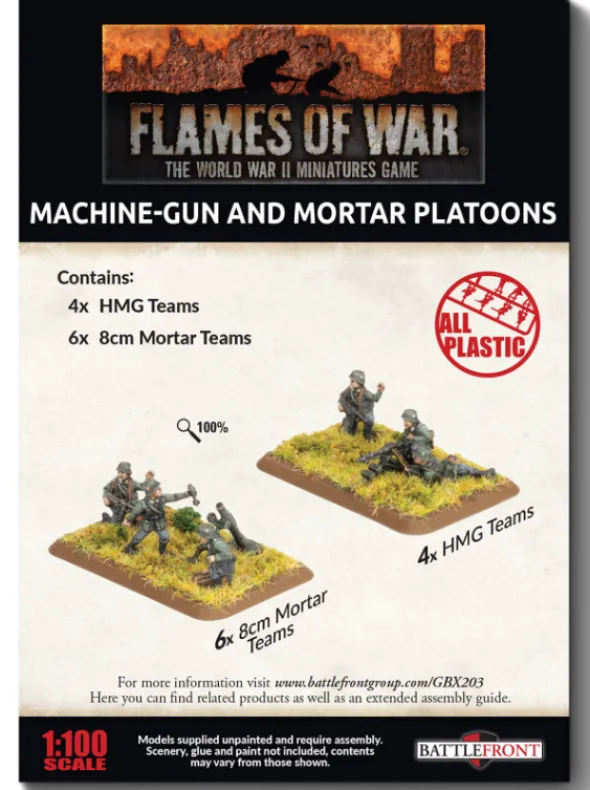 Flames of War - Blitzkrieg - German Machine-gun and Mortar Platoons