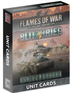 Flames of War - Blitzkrieg - German Unit Cards - Limited Edition