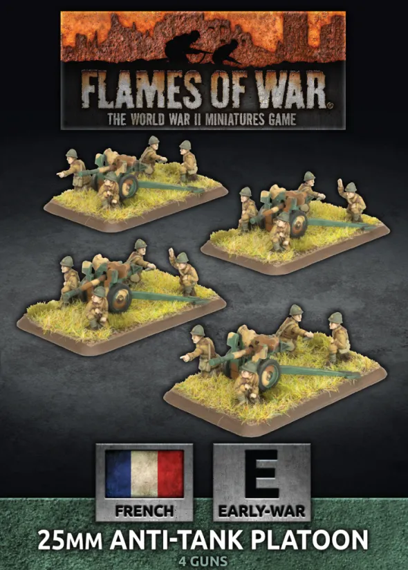 Flames of War - Blitzkrieg - Hotchkiss 25mm Anti-tank Platoon