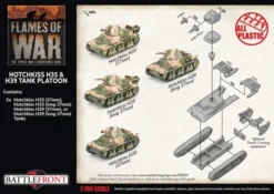 Flames of War - Blitzkrieg - Hotchkiss H35 & H39 Tank Platoon