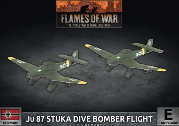 Flames of War - Blitzkrieg - Ju 87 Stuka Dive Bomber Flight