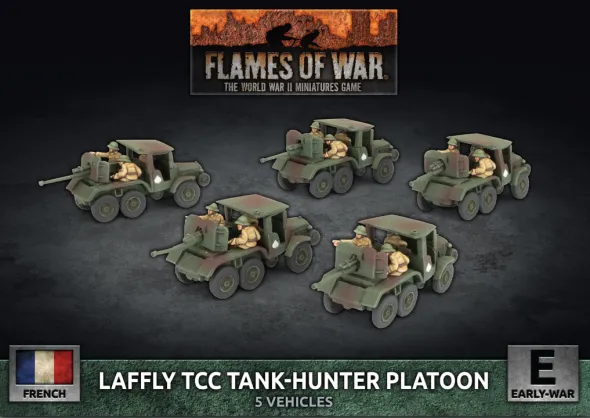 Flames of War - Blitzkrieg - Laffly W15 TCC SP Anti-tank Platoon