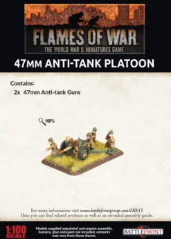 Flames of War - Blitzkrieg - 47mm Anti-tank Platoon