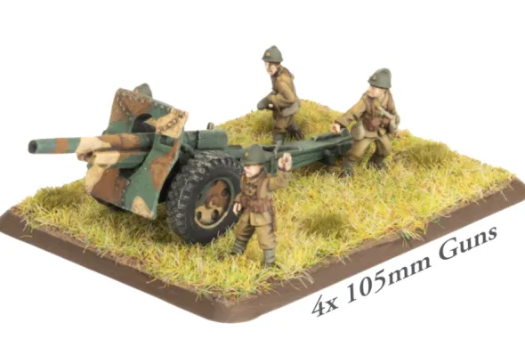 Flames of War - Blitzkrieg - 105mm Artillery Battery