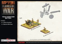 Flames of War - Blitzkrieg - 105mm Howitzer Battery