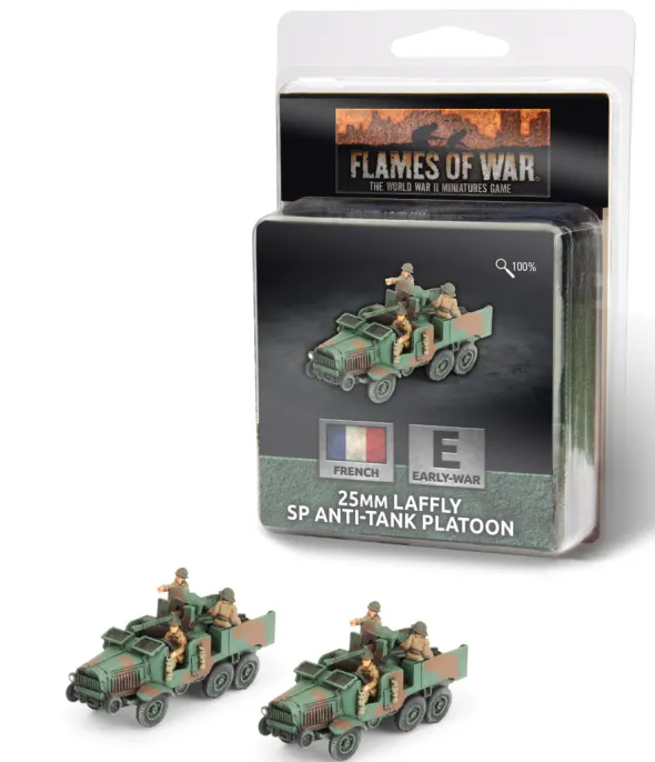 Flames of War - Blitzkrieg - 25mm Laffly SP Anti-tank Platoon