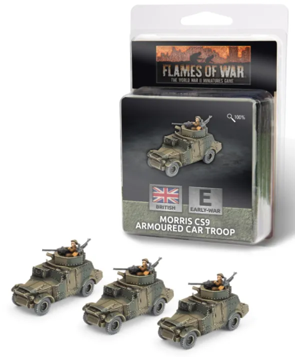 Flames of War - Blitzkrieg - Morris CS9 Armoured Car Troop