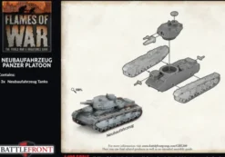 Flames of War - Blitzkrieg - Neubaufahrzeug Panzer Platoon