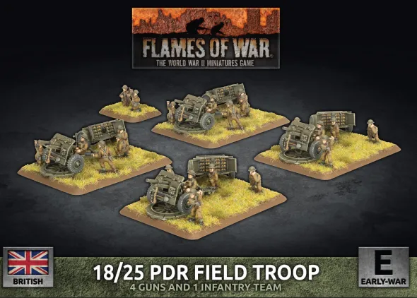 Flames of War - Blitzkrieg - 18/25pdr Gun Battery