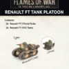 Flames of War - Blitzkrieg - Renault FT Tank Platoon