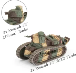 Flames of War - Blitzkrieg - Renault FT Tank Platoon