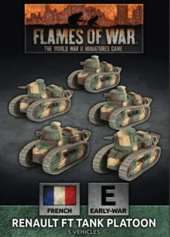 Flames of War - Blitzkrieg - Renault FT Tank Platoon