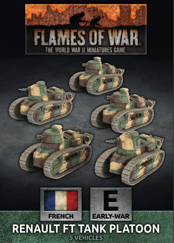 Flames of War - Blitzkrieg - Renault FT Tank Platoon