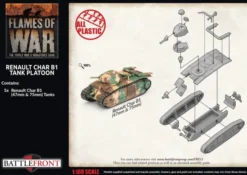 Flames of War - Blitzkrieg - Renault Char B1 Tank Platoon