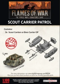 Flames of War - Blitzkrieg - Scout Carrier Platoon