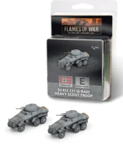 Flames of War - Blitzkrieg - Sd Kfz 231 (6-rad) Heavy Scout Troop