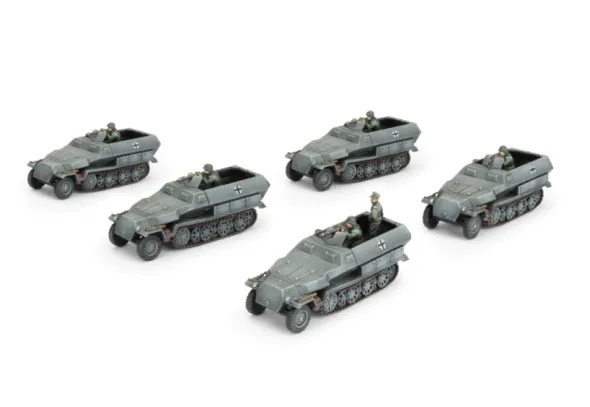 Flames of War - Blitzkrieg - Sd Kfz 251 Half-track Transport Platoon