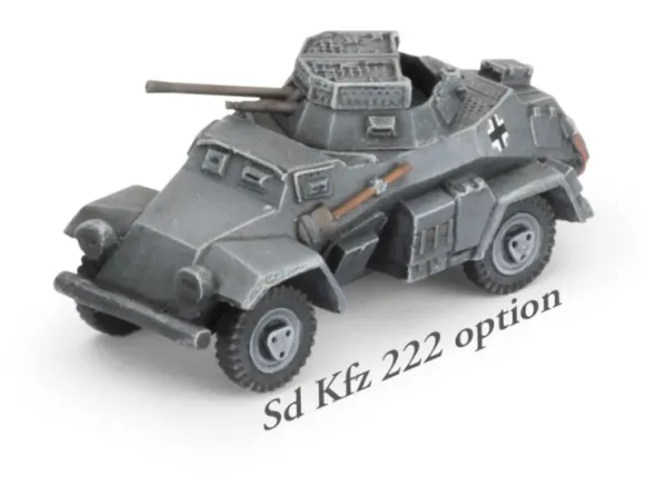 Flames of War - Blitzkrieg - Sd Kfz 222 / 221 Scout Troop