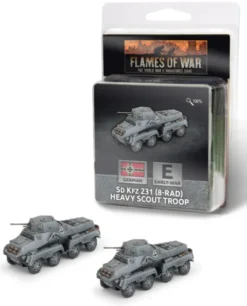 Flames of War - Blitzkrieg - Sd Kfz 231 (8-rad) Heavy Scout Troop