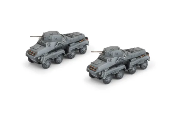 Flames of War - Blitzkrieg - Sd Kfz 231 (8-rad) Heavy Scout Troop