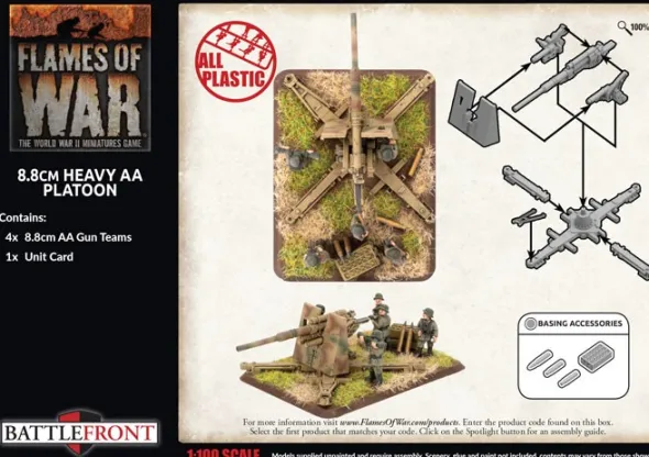 Flames of War - 8.8cm Heavy AA Platoon