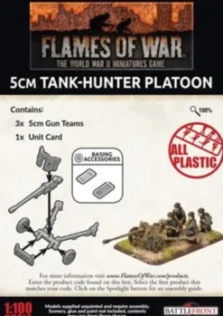 Flames of War - 5cm Tank Hunter Platoon
