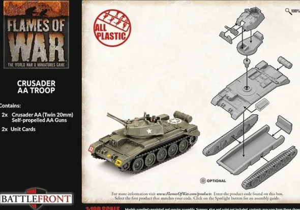 Flames of War - Crusader AA Troop