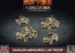 Flames of War - Daimler Armoured Car Troop