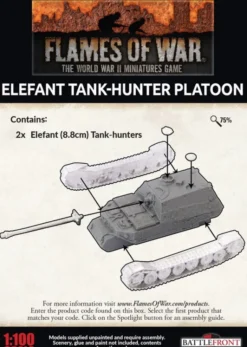 Flames of War - Elefant Tank-Hunter Platoon