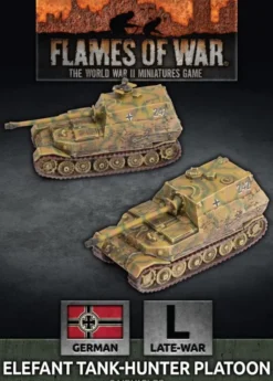Flames of War - Elefant Tank-Hunter Platoon