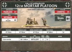 Flames of War - Fallschirmjäger 8cm-12cm Mortar Platoon