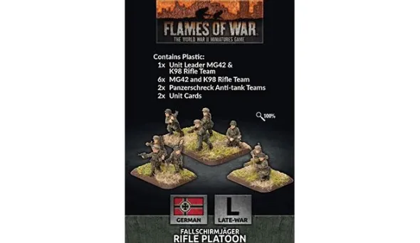 Flames of War - Fallschirmjäger Platoon