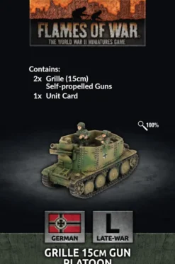 Flames of War - Grille 15cm Gun Platoon