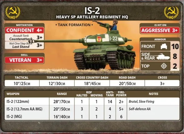 Flames of War - IS-2 Guards Heavy Tank Company