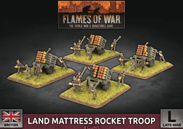Flames of War - Land Mattress Rocket Troop