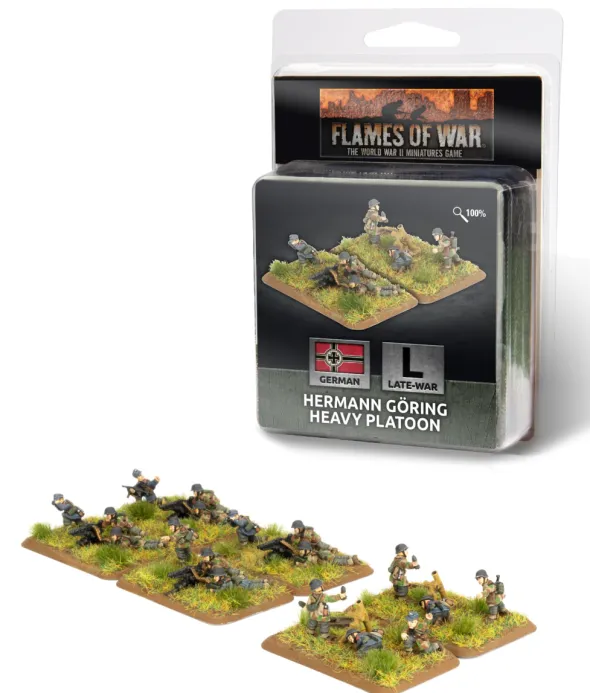 Flames of War - Liberation of Italy - Hermann Göring Heavy Platoon