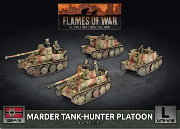 Flames of War - Liberation of Italy - Marder/Grille Self-propelled Gun Platoon