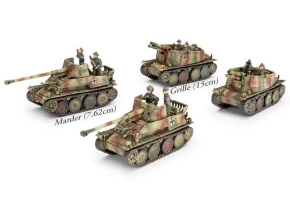 Flames of War - Liberation of Italy - Marder/Grille Self-propelled Gun Platoon