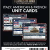 Flames of War - Liberation of Italy - American and French Unit Card Pack