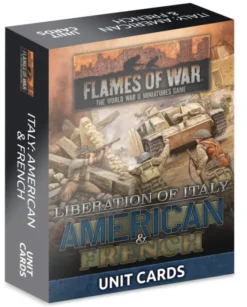 Flames of War - Liberation of Italy - American and French Unit Card Pack